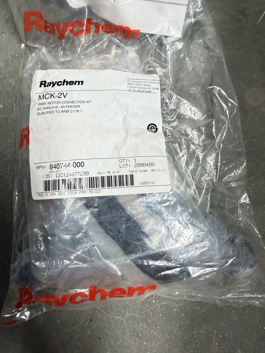 RAYCHEM 1000v 3 PHASE MOTOR CONNECTION KIT P/N MCK-2V #12-4AWG 840744-000