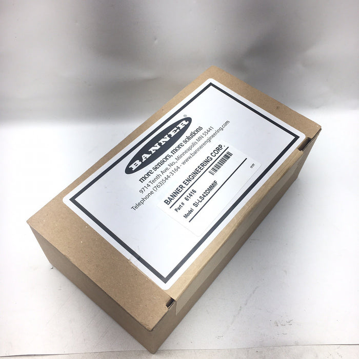 NEW SEALED BANNER LS42DMMIF LOCKING GUARD SAFETY SWITCH 61416 SI-LS42DMMIF 24V
