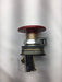 Allen Bradley 800T-D6LQD2 Jumbo Mushroom Head Push Button 1 NC Red Lock out tab