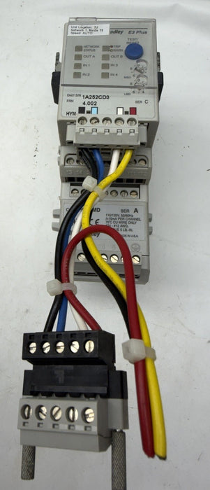 592-EC2BC  ALLEN BRADLEY E3 PLUS OVERLOAD RELAY 592EC2BC /C 3-15 Amp