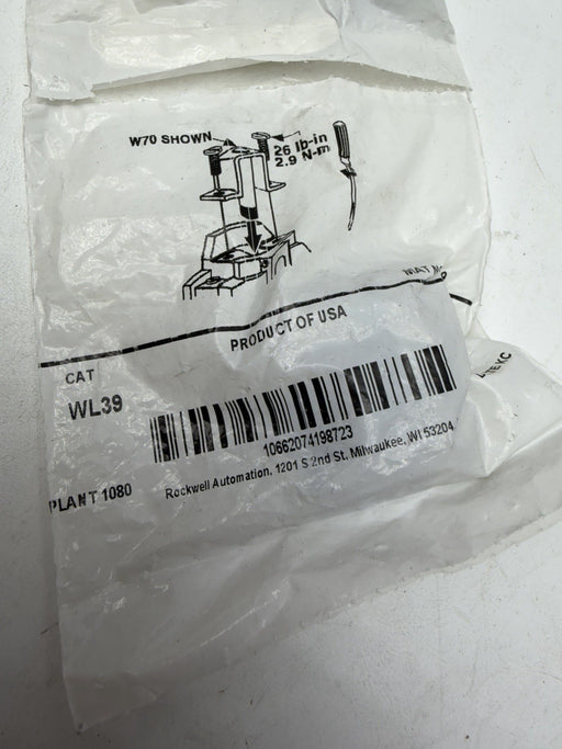 NEW ALLEN BRADLEY WL39 OVERLOAD HEATERS BIMETALLIC HEATER NEMA MOTOR PROTECTION