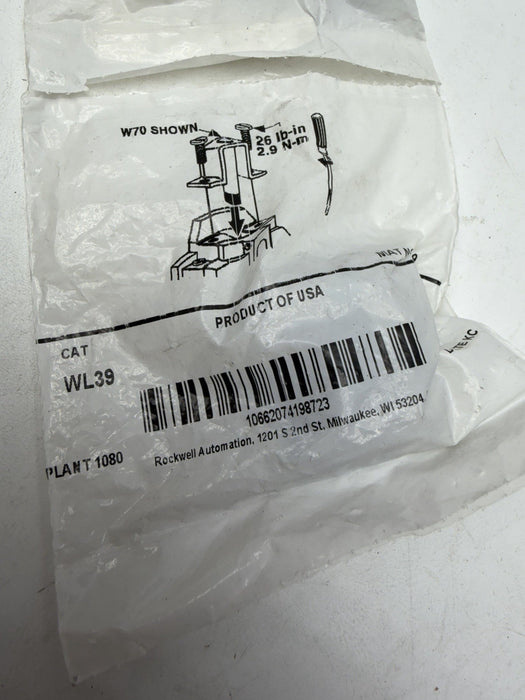 NEW ALLEN BRADLEY WL39 OVERLOAD HEATERS BIMETALLIC HEATER NEMA MOTOR PROTECTION