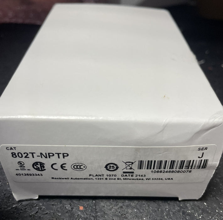 802T-NPTP Brand New Allen Bradley 802TNPTP Limit Switch