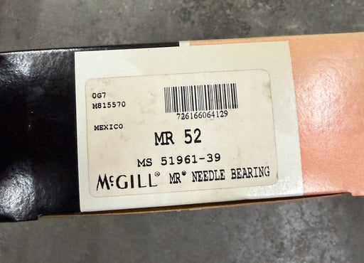 MR52 McGILL brand needle bearing  MR 52 McGill 51961-39