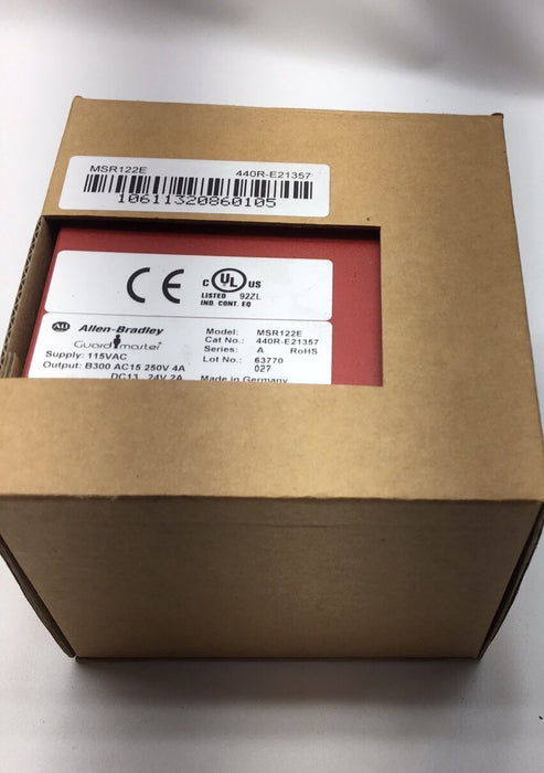 NEW Allen Bradley MSR122E 440R-E21357 Guard Master 440R