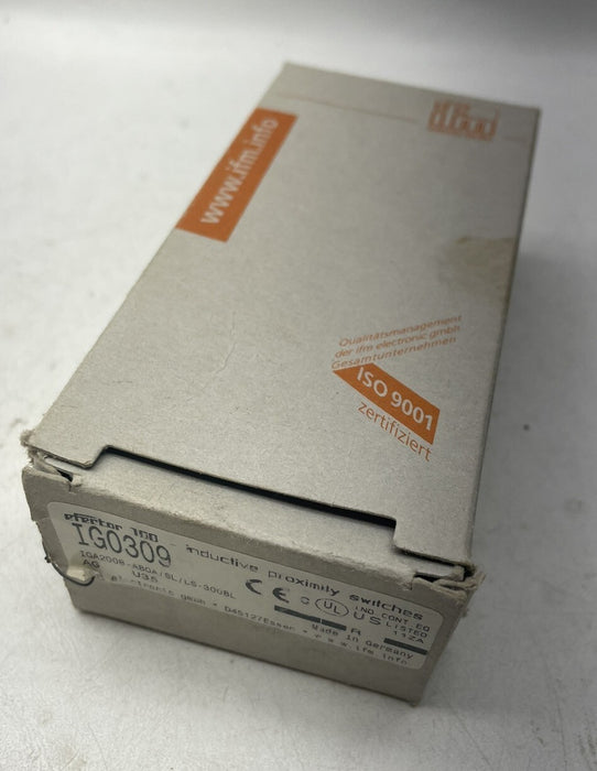 NEW IFM IG0309 inductive proximity sensor iga2008-aboa/sl/ls-300bl effector Prox