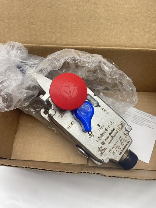NEW 440E-L22BNSL GUARDMASTER LIFELINE 4 STAINLESS ROPE PULL SWITCH ALLEN BRADLEY