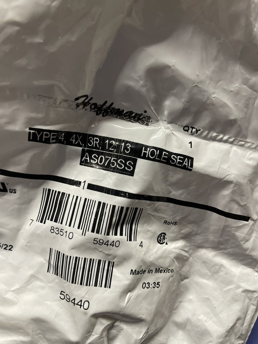 NEW SEALED HOFFMAN AS075SS 3/4