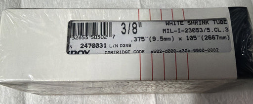 KROY 2470031	3/8” HEAT SHRINK TUBE CARTRIDGE MIL-I-23053/5.CL.3, .375