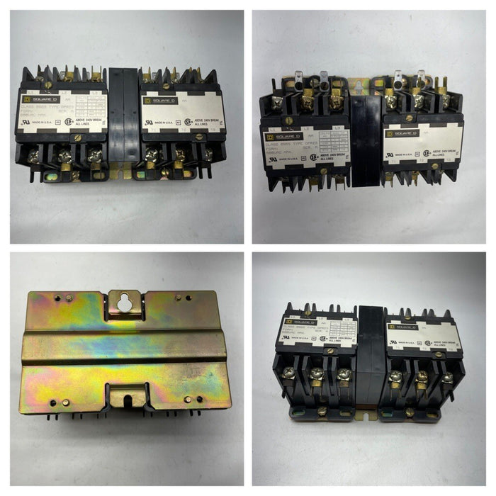 SQUARE D 10HP 120V COILS REVERSING CONTACTOR 8965  DPR23 8965DPR23 CRANE HOIST