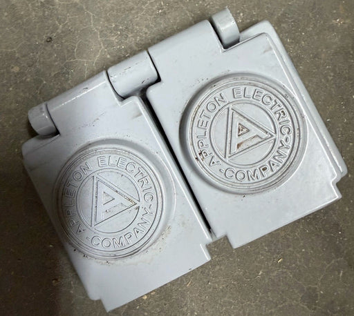 Appleton FSK-WRD Wet Loc 2 HOLE Receptacle Cover FSK 501250 501338 501344 501337