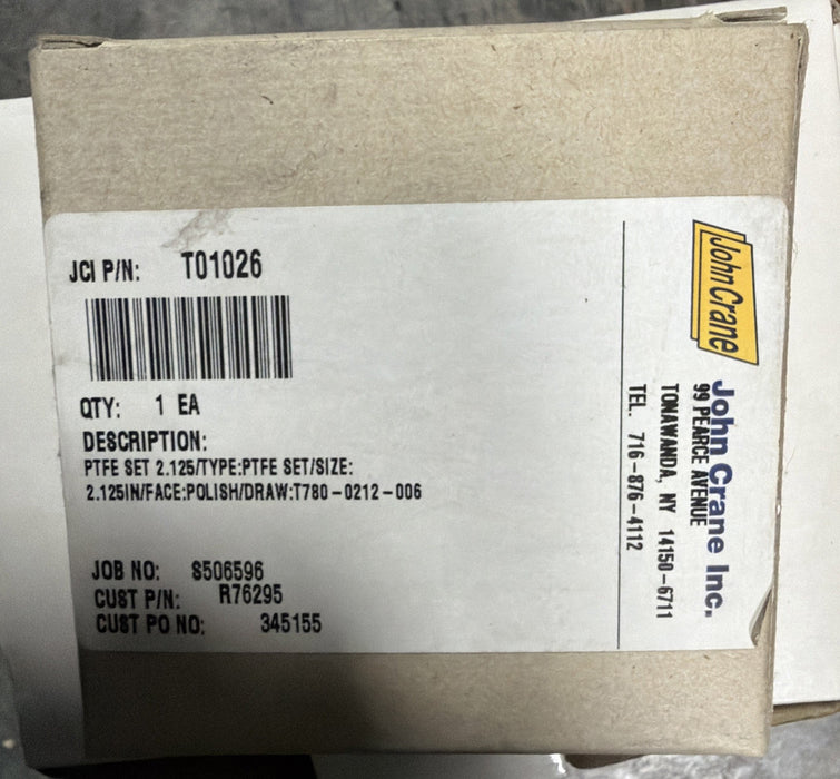 NEW JOHN CRANE PN-T01026 Or Goukds # R76295 LANTERN RING 1 Box Has Qty 2 Ptfe