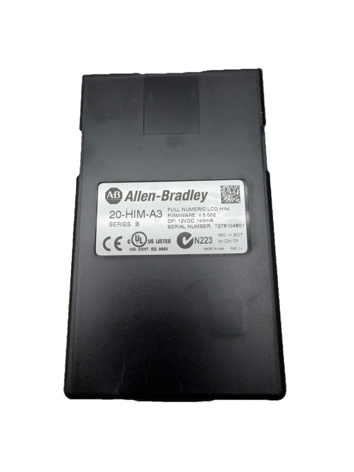 ALLEN BRADLEY 20-HIM-A3 VFD HIM SER B 20HIMA3 DRIVE DISPLAY CONTROL PANEL KEYPAD