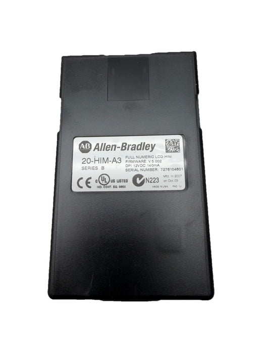 ALLEN BRADLEY 20-HIM-A3 VFD HIM SER B 20HIMA3 DRIVE DISPLAY CONTROL PANEL KEYPAD