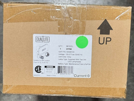 Dual-lite DYN6 Led Light Fixture 120/277 vac 6 WATT BY HUBBELL Emergency Light