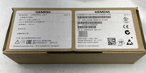 NEW 2014 SINAMICS CONTROL UNIT CU240E-2 PN 6SL3244-0BB12-1FA0 6SL32440BB121FA0