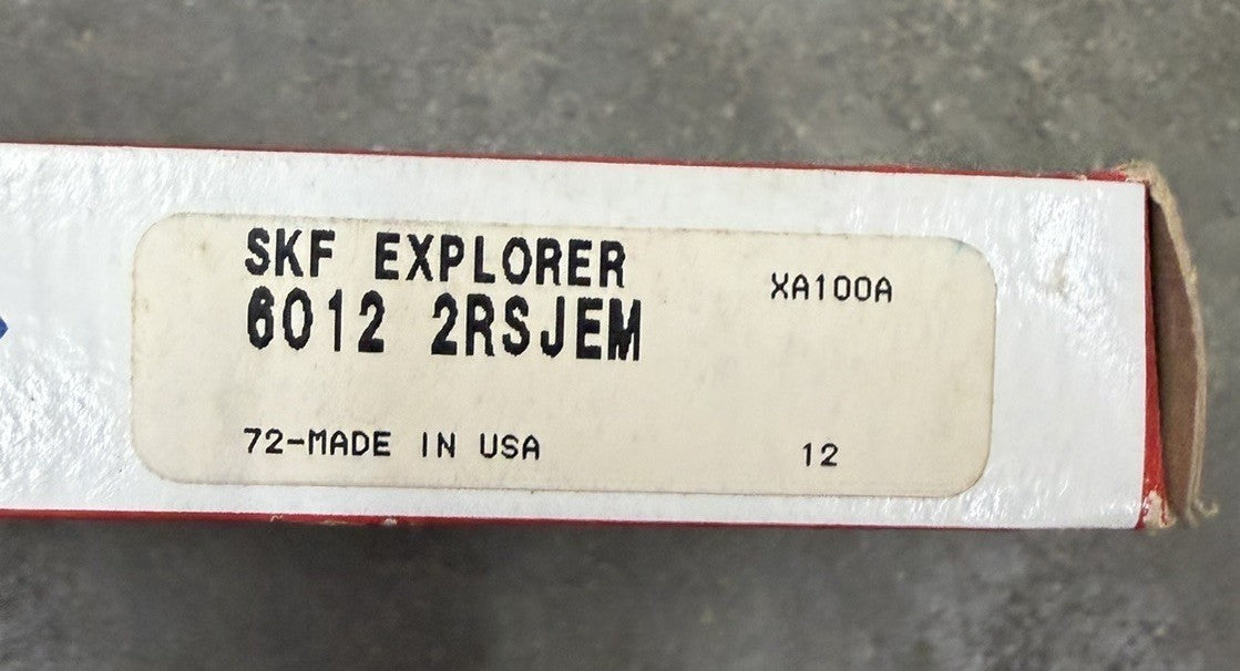 SKF 6012-2RSJEM / 60122RSJEM (NEW IN BOX) DEEP GROOVE BALL BEARING