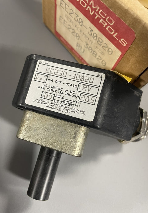 NEW EE230-30820 CYLINDICATOR NORM OPEN 20-140 VAC/DC 3 PIN  REPLACES EE220-30820