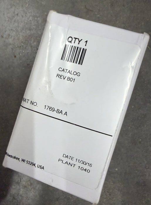 Allen Bradley 1769-BA dated 2016