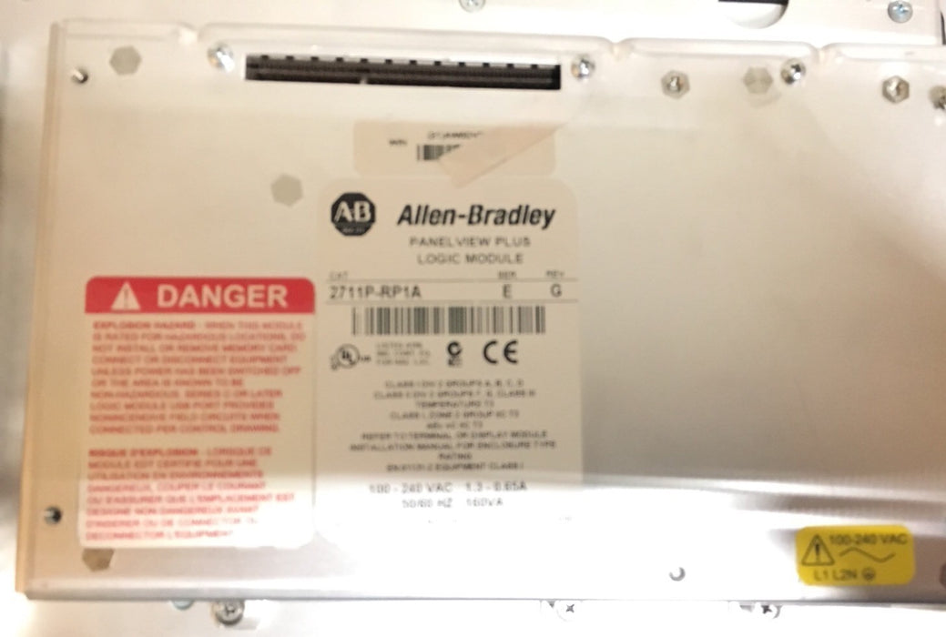 2711P-B10C15A1 Allen-Bradley Panelview Plus 1000 10.4 Key Touch Controlnet 2711P