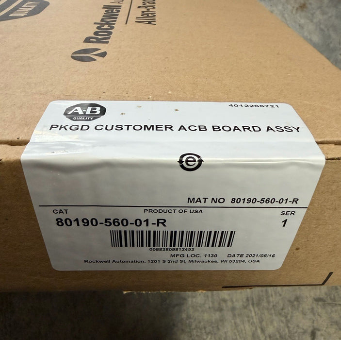 ALLEN BRADLEY 80190-560-01-R Analog Control Board 18 Pulse Drive 8019056001R VFD