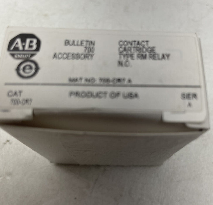 NEW ALLEN BRADLEY 700-CR7 CONTACT CARTRIDGE TYPE RM RELAY N.O.