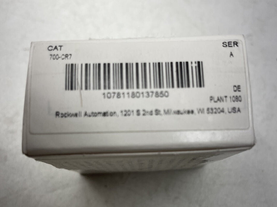NEW ALLEN BRADLEY 700-CR7 CONTACT CARTRIDGE TYPE RM RELAY N.O.