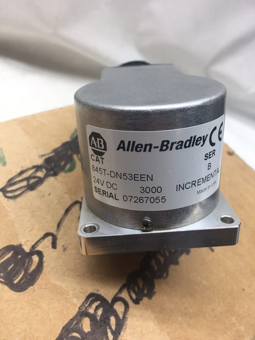 ALLEN-BRADLEY 845T-DN53EEN INCREMENTAL ENCODER 3000 PPR 24VDC GREAT SHAPE