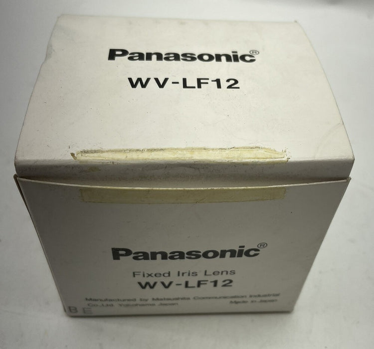 NEW PANASONIC WV-LF12 FIXED IRIS LENS NIB