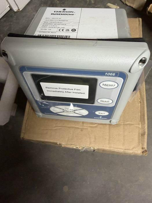 1066-P-HT-60 NEW EMERSON ROSEMOUNT 1066 PH/ORP TRANSMITTER LOOP POWERED