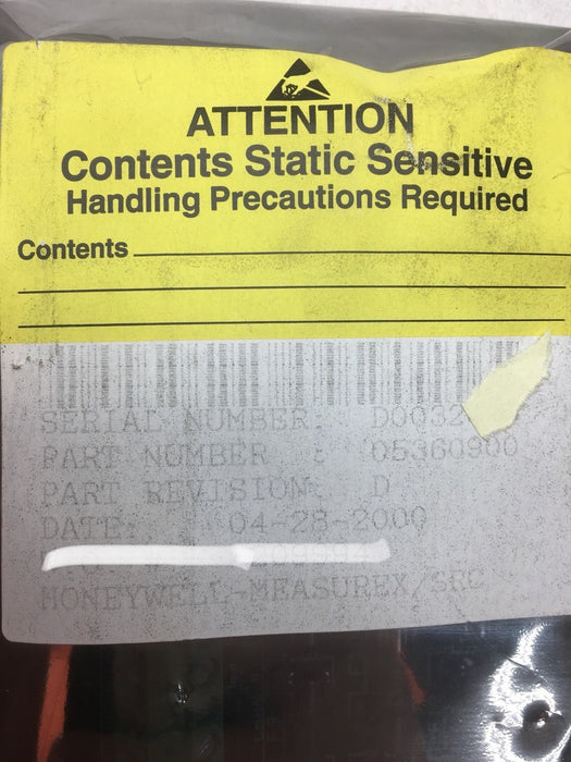 NEW SEALED Honeywell MeasureX PN 05360900 REV D HLAIP Termination PC Board PCB