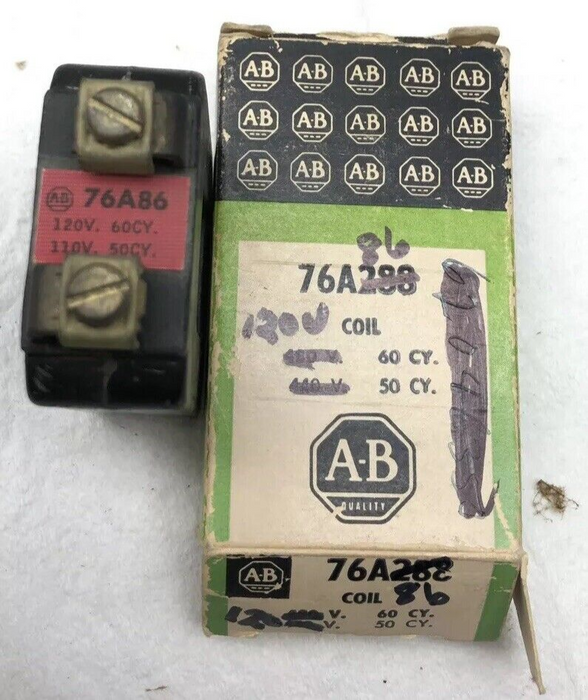 NEW ALLEN-BRADLEY 76A86 120 VAC STARTER COIL