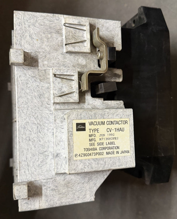 TOSHIBA TYPE CV-1HAU VACUUM CONTACTOR, 100-240 VAC 50/60HZ COIL, 3 POLE