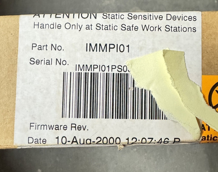 SEALED IMMPI01 MULTIFUNCTION PROCESSOR IMMP  ABB Bailey Controls Infi 90