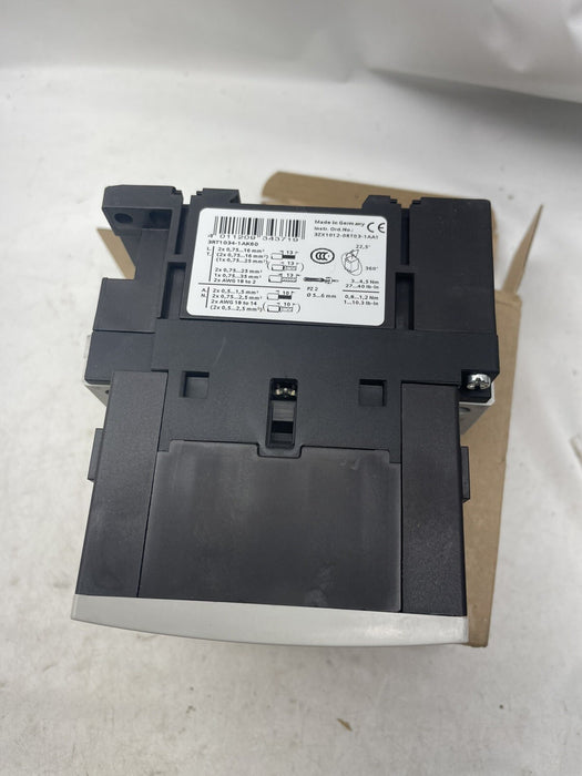 NEW SIEMENS 3RT1034-1AK60 3 PHASE CONTACTOR 15KW NIB