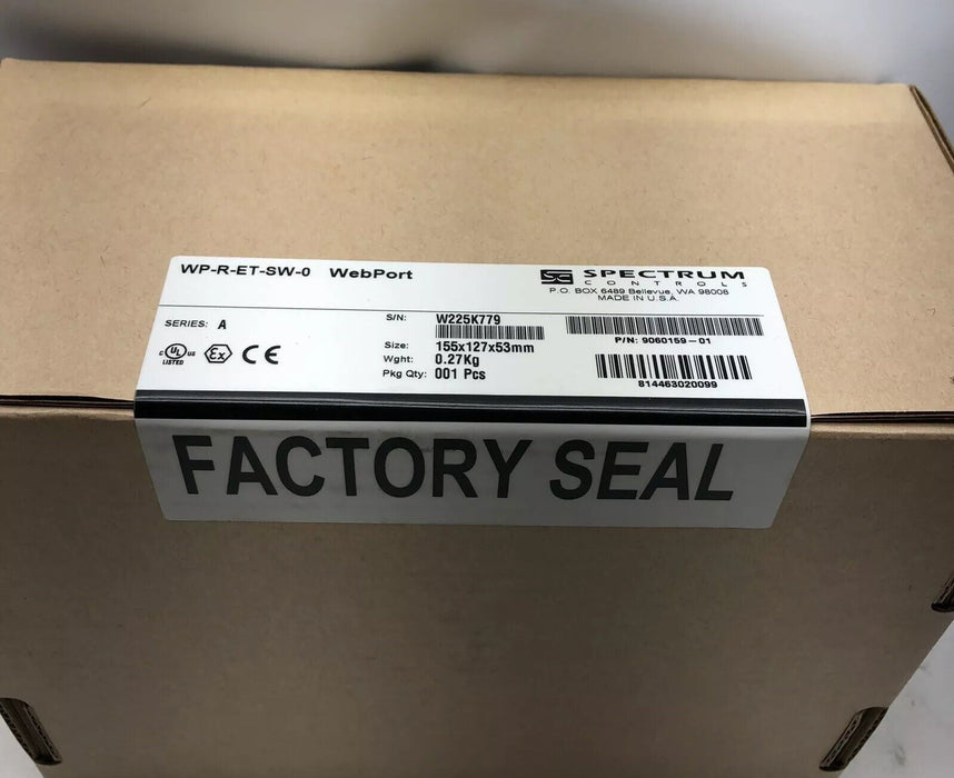 WP-R-ET-SW-0 WebPort NEW SEALED SPECTRUM CONTROLS