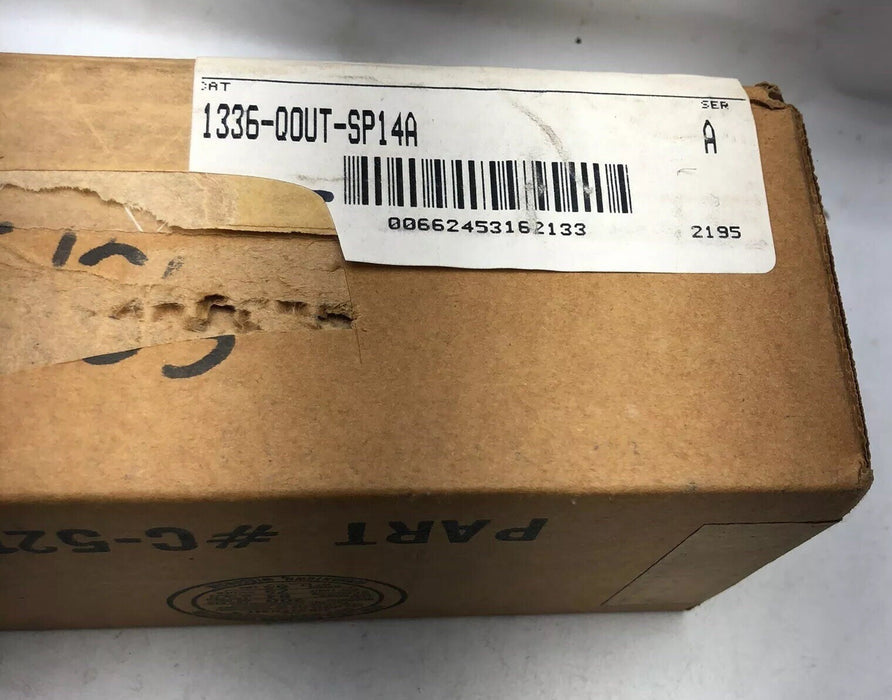 NEW SEALED ALLEN-BRADLEY 1336-QOUT-SP14A TRANSISTOR ASSY 1336STG 60HP @ 460VAC