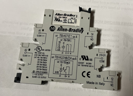 ALLEN BRADLEY 700-HLT 700-TBR24 INTERFACE MODULE INTERPOSING RELAY 700H-HLT1Z