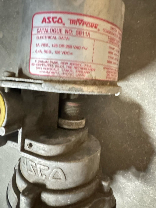 ASCO SB11A / SB11A TRI POINT PRESSURE SWITCH