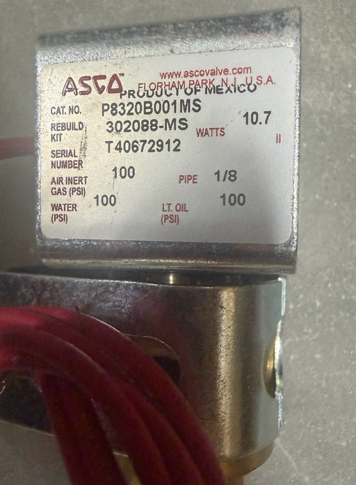 NEW ASCO REDHAT 120V 2 WAY 1/8