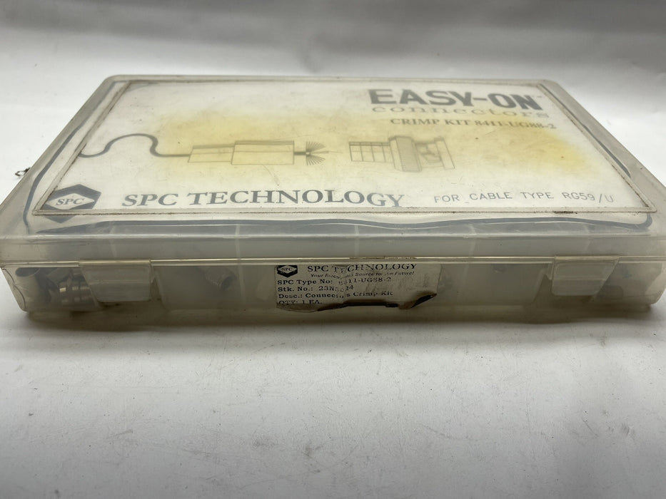 PARTIAL RG59 COAXIAL 10 SEALED TYCO  W/ CRIMP AND STRIPPING TOOLS 8411-UG88-2