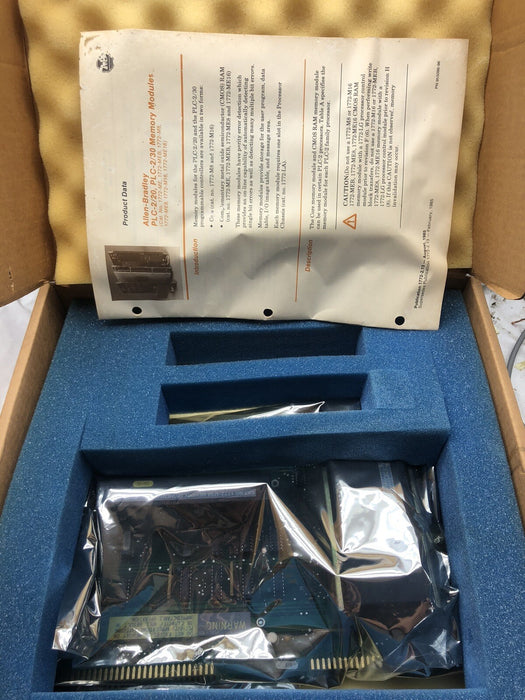 1772MEB ALLEN BRADLEY PLC2/20 - PLC/2/30 MEMORY BOARD BATTERY BACKUP 1772-MEB