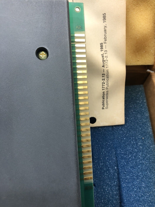 1772MEB ALLEN BRADLEY PLC2/20 - PLC/2/30 MEMORY BOARD BATTERY BACKUP 1772-MEB