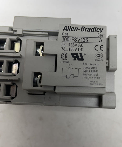 NEW ALLEN BRADLEY C30 CONTACTOR WITH NO SIDE AUX CONTACT AND 10 VAC COIL