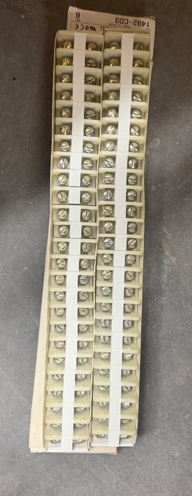 NEW OLD STOCK ALLEN BRADLEY 1492-CD3 TERMINAL BLOCK PACK OF 50 NOS
