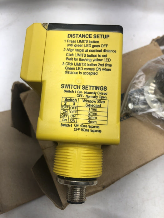 NEW BANNER ENGINEERING Q45UR3BA63CQ6 / 53011 Q45UR Series Remote Transducer