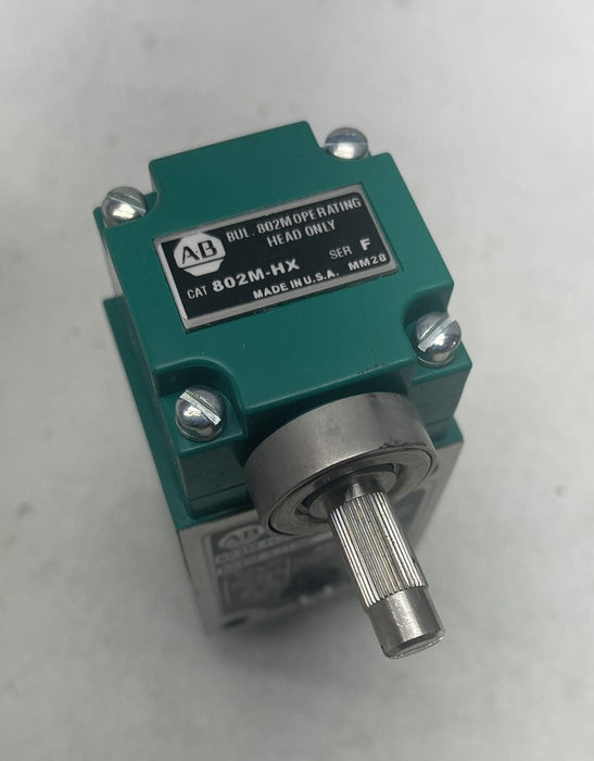 NEW ALLEN BRADLEY 802M-HJ1NF PRE-WIRED SEALED LIMIT SWITCH CW/CCW 2 CIRCUIT