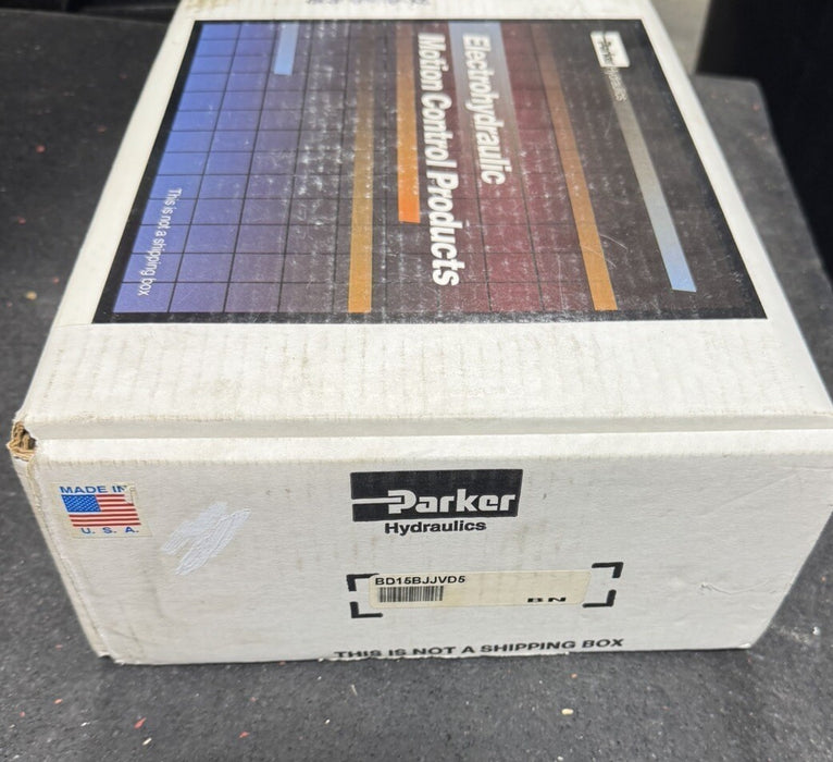 BD15BJJVD5 PARKER TWO STAGE SERVO VALVE 801234-BJJ-VR 5GPM 30/30ma BD15 3.5 VDC
