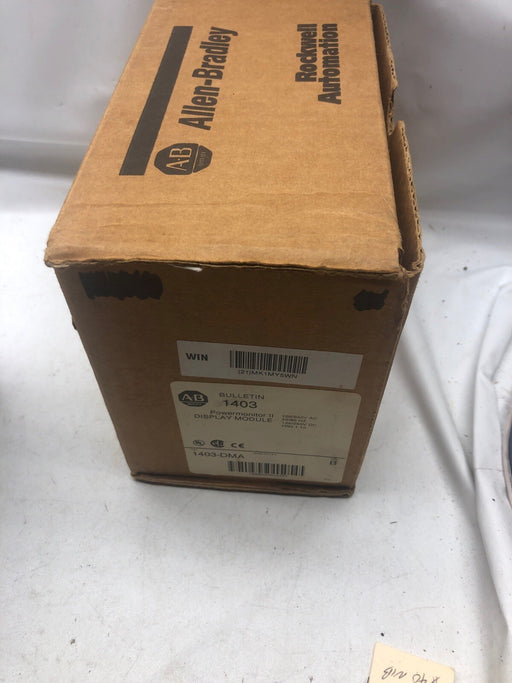 NEW ALLEN BRADLEY 1403-DMA POWER MONITOR II DISPLAY MODULE 120/240 VAC FRN 1.0