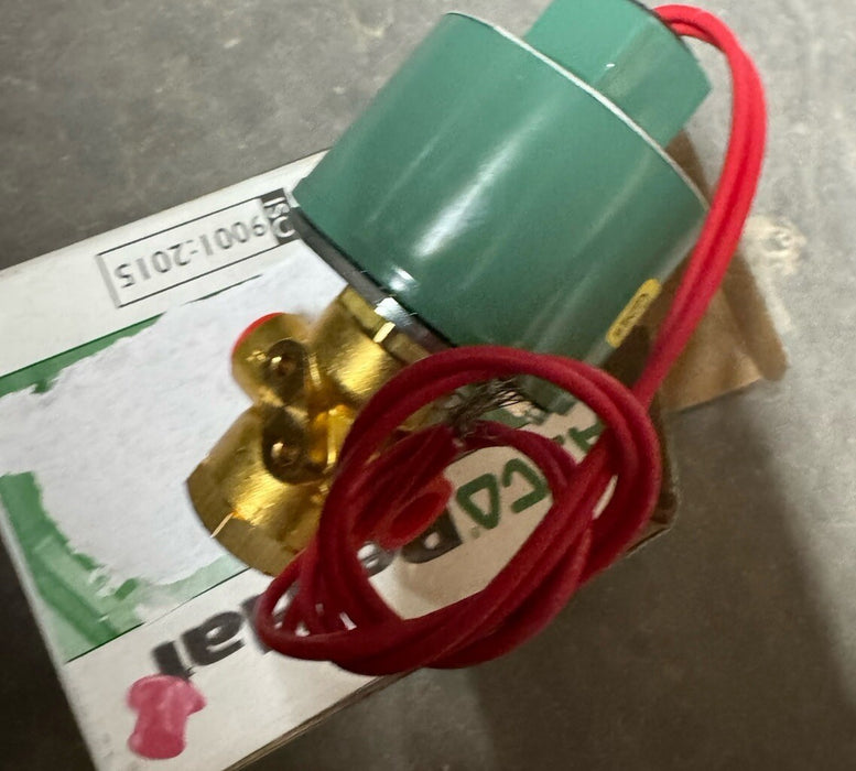 NEW ASCO REDHAT 120V 1/4" SOLENOID VALVE P8320A006 T 23293883